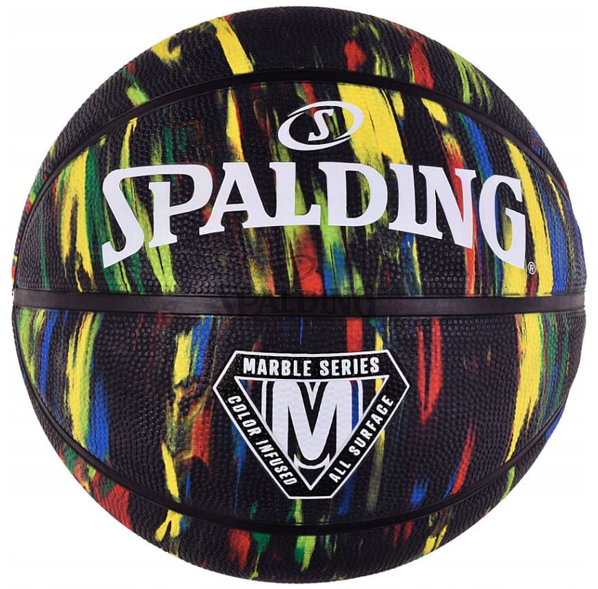 Piłka do koszykówki Spalding Marble Black