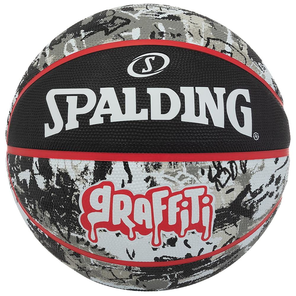 Piłka do koszykówki Spalding Graffiti (black/red)
