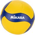 Mikasa V460W Mini – kompaktowa piłka do siatkówki z charakterystycznym niebiesko-żółtym wzorem. Lekka i miękka piłka, idealna dla młodszych graczy oraz do ćwiczeń w pomieszczeniach.
