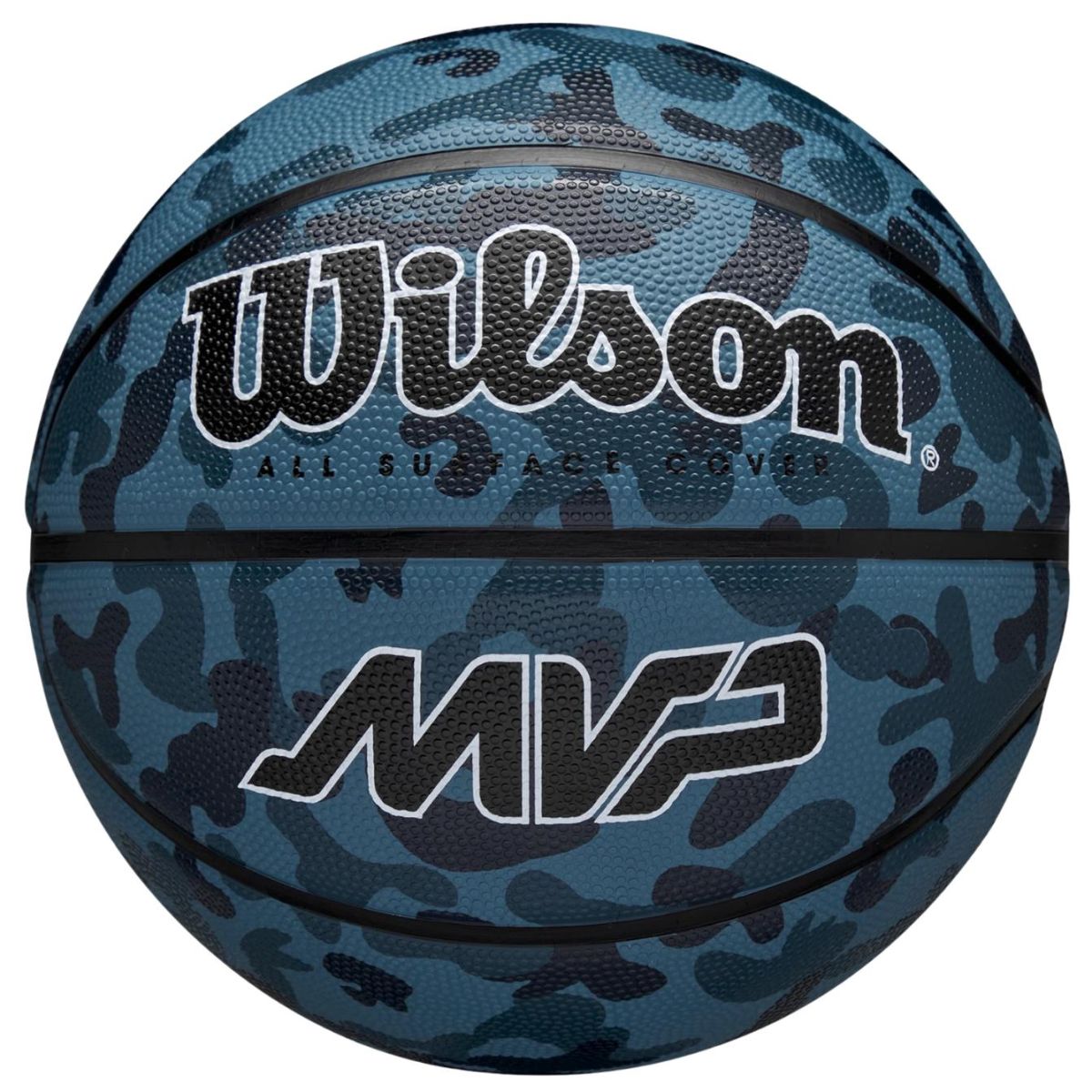 wilson piłka do koszykówki 6, camo niebieska, tekstura do gry outdoorowej