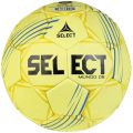 Select Mundo DB – piłka ręczna z logo i dynamicznym wzorem w kolorze żółtym i niebieskim