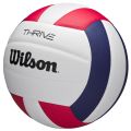 Wilson Thrive – dobra piłka do siatkówki rozmiar 5 w kolorystyce biało-niebiesko-czerwonej