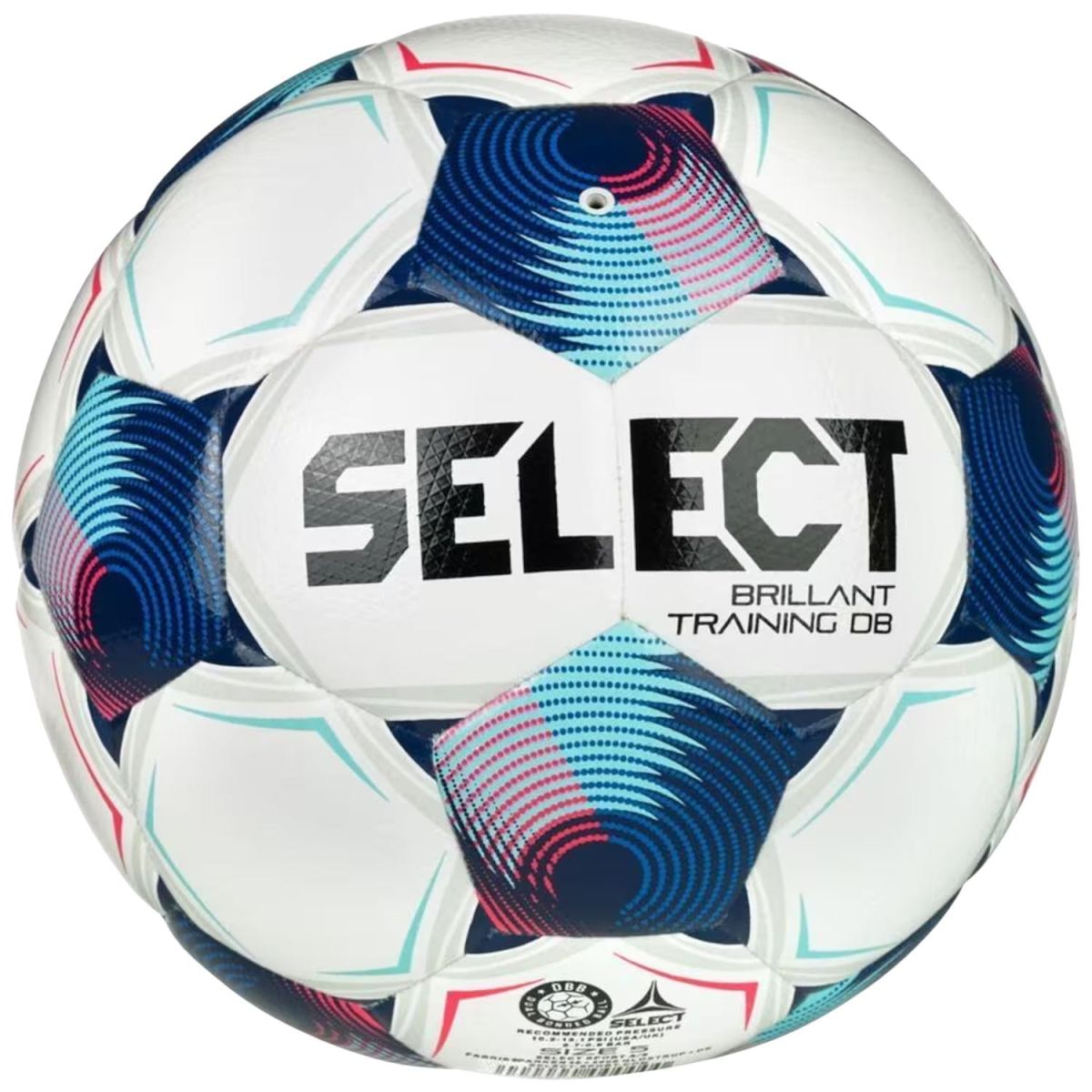 Wytrzymała pilka do nogi rozmiar 3 Select Brillant Training DB V25 z oznaczeniem FIFA Basic